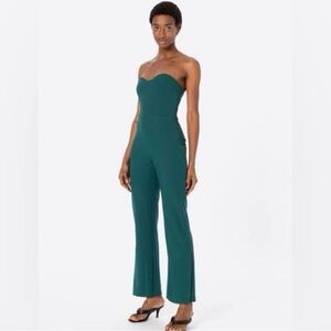 Abercrombie & Fitch Teal Strapless Jumpsuit